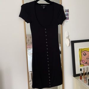 Forever 21 • Ribbed Button-Front Mini Dress